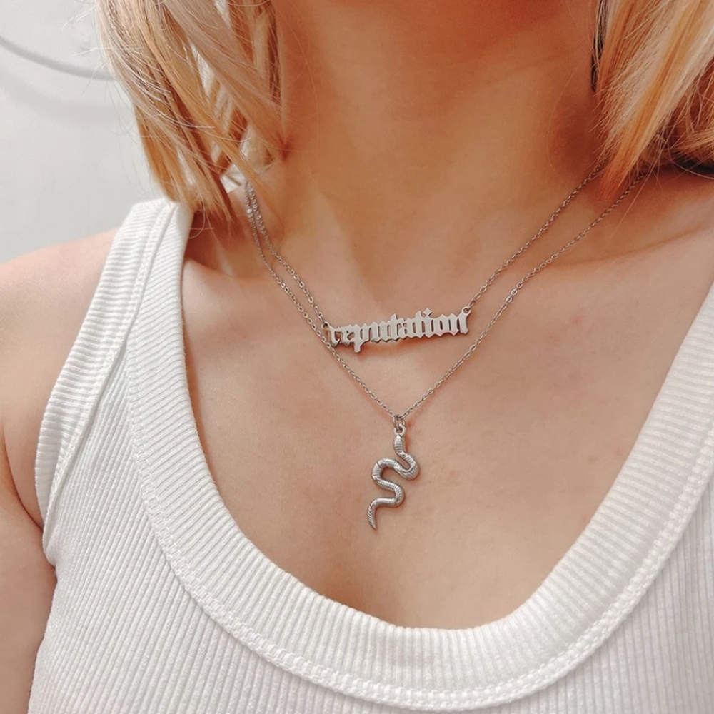 NWOT Reputation and Snake Taylor Swift Inspired Necklaces